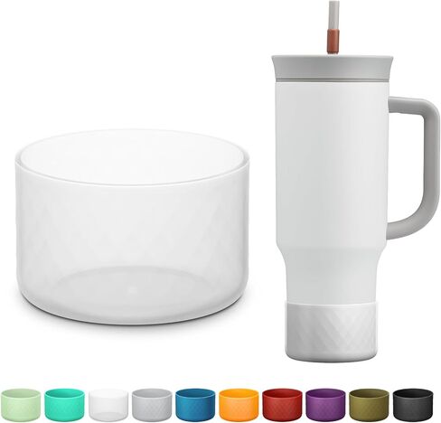 Silicone Boot for Owala 40 oz Tumbler with Handle, Anti-Slip Protective Sleeve for Stainless Steel Triple Layer Insulated Travel Tumbler Accessories in Saudi Arabia