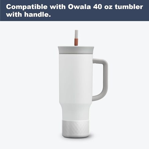 Silicone Boot for Owala 40 oz Tumbler with Handle, Anti-Slip Protective Sleeve for Stainless Steel Triple Layer Insulated Travel Tumbler Accessories in Saudi Arabia