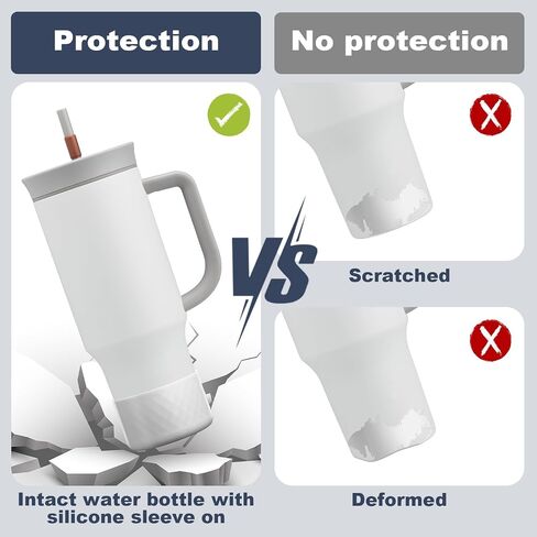 Silicone Boot for Owala 40 oz Tumbler with Handle, Anti-Slip Protective Sleeve for Stainless Steel Triple Layer Insulated Travel Tumbler Accessories in Saudi Arabia