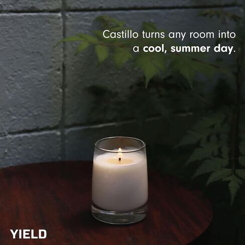 Yield 8oz. Scarpa Candle - Palo Santo, Leather, & Vetiver Scented Luxury Candle - Aromatherapy Essential Oils - Clean Burning Cotton Wick - 65 Hour Burn Time - Hand Poured in The USA - 8oz in Saudi Arabia