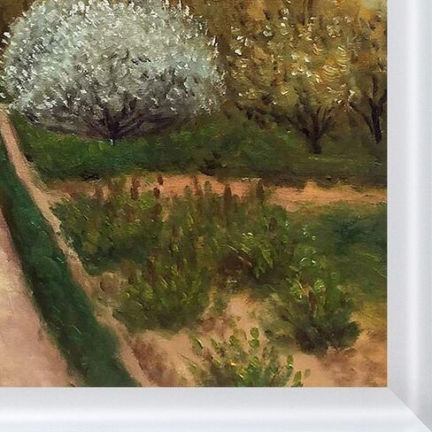 أشجار La Pastiche في بلوم من تصميم كلود مونيه مع لوحة زيتية بإطار ذهبي فيكتوري، مقاس 32 بوصة × 28 بوصة in Kuwait