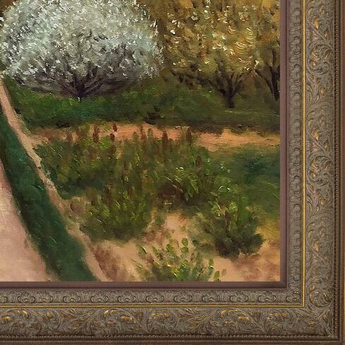 أشجار La Pastiche في بلوم من تصميم كلود مونيه مع لوحة زيتية بإطار ذهبي فيكتوري، مقاس 32 بوصة × 28 بوصة in Kuwait