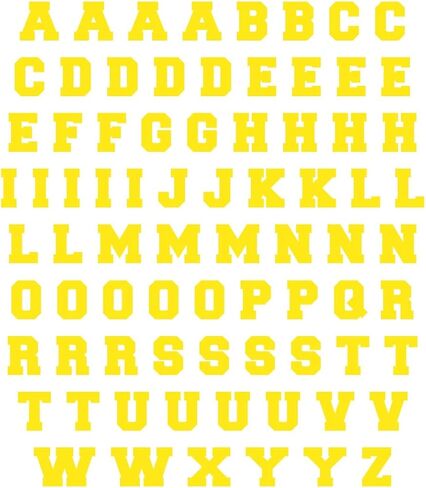 Sports Helmet Letters Only 1/2" by Chalkallaboutit® Baseball, Hockey, Football and Lacrosse in Saudi Arabia