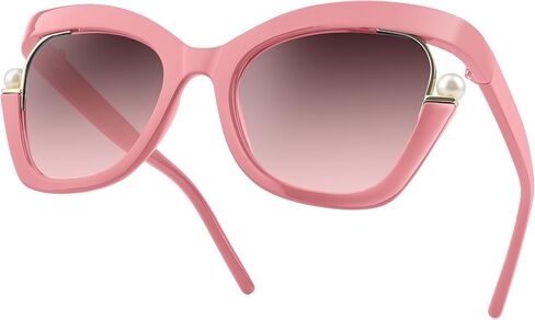 MIZZEO Square Sunglasses for Women Men, Oversized Polarized Aviator Sunglasses, Sunglasses Sparkling Large Pearl Frame in Saudi Arabia