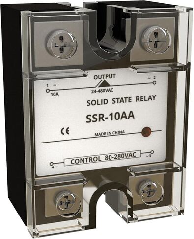 Single Phase Solid State Relay Module SSR-100DD,Control 3-32V DC Load 5-220V DC,SSR Series Solid State Relays in Saudi Arabia
