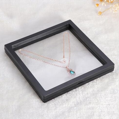 Gatuida 3D Floating Display Case, Transparent PE Jewelry Storage Box, Floating Coin Display Frame Holder(11x30cm) in Saudi Arabia