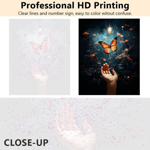 TUMOVO Abstract Paint by Numbers for Adults Beginner Colorful Octopus DIY Oil Hand Painting with Brushes Animals Adult Paint by Number Kits Art Crafts for Home 16"x20"(Frameless) in Saudi Arabia