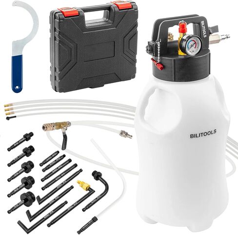 BILITOOLS 9L Pneumatic Oil Extractor Automotive Tool Vacuum Oil Fluid Changer Pump for Oil Change with Dipstick & Suction Hose in Saudi Arabia