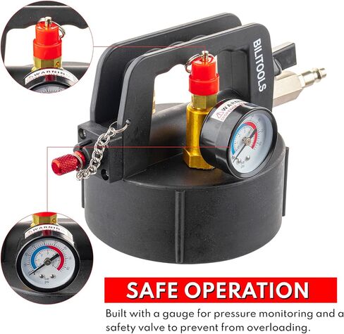 BILITOOLS 9L Pneumatic Oil Extractor Automotive Tool Vacuum Oil Fluid Changer Pump for Oil Change with Dipstick & Suction Hose in Saudi Arabia