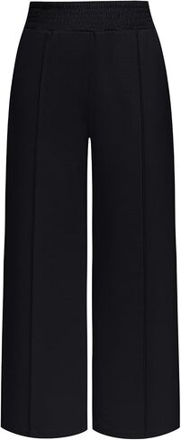 Hanna Nikole Plus Size Sweatpants for Women Drawstring Elastic Waist Casual Pants Wide Leg Lounge Pants with Pockets in Saudi Arabia