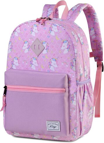 Kasqo Kids Backpack, Water Resistant Lightweight Preschool Toddler Bookbag with Chest Strap for Boys and Girls in Saudi Arabia