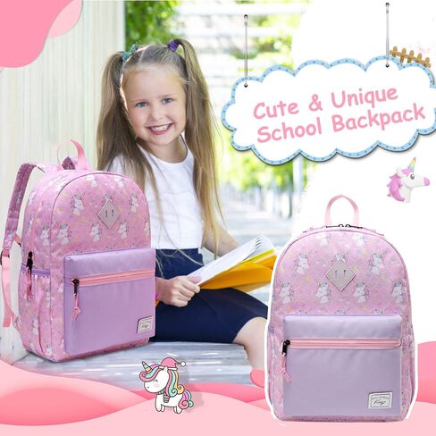 Kasqo Kids Backpack, Water Resistant Lightweight Preschool Toddler Bookbag with Chest Strap for Boys and Girls in Saudi Arabia