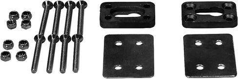 Pit Posse 11017BK (6.5" Inches Wide) - Motorcycle Universal Removable Wheel Chock - Black Color - 5 Year Warranty - 165mm - Easy-to-Install - Motorcycle Accessories in Saudi Arabia