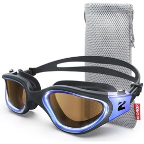 ZIONOR Swim Goggles, G1 ULTRA Photochromic Polarized Swimming Goggles Men Women