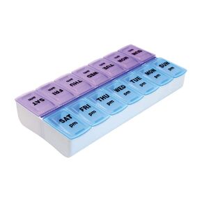 Carex 081106459 ApexTwice-a-Day Weekly Pill Organizer