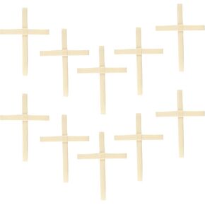 Trinity Church Supply Palm Sunday Crosses, Easter Service Handouts, 4 Inches (Pack of 10)