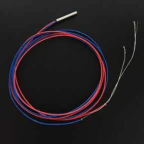 1piece 3D Printer m3 PT100 Thermistor Cartridge Temperature Sensor m3x22mm Sensor Head with 1meter Cable Compatible with Mosquito Hot End Hotend Extruder