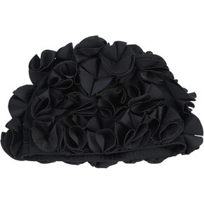Flower Swim Hat Swim Hat,Retro Floral Flower Elastic Swiming Hat Long Short Hair Bathing Swim Hat for Women