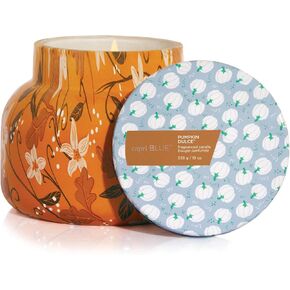 Capri Blue Pumpkin Dulce Scented Candle - Pattern Play Signature Holiday Candle - Soy Wax Blend Luxury Candle - Long Lasting Candles - Pumpkin Candle - Large Candle - Fall Candles (19 oz)