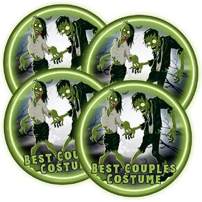 ملصقات جائزة أفضل زي للأزواج، جائزة الملصقات الفائزة بمسابقة حفلة الهالوين، 2.25 بوصة (عبوة من 4 قطع) in Kuwait