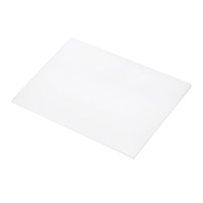 6 x 8 Inch UHMW Polyethylene Sheets, 5/32 Inch Thick Ultra High Molecular Weight White Plastic Sheet [for Home, Industrial]
