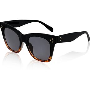 OCCI CHIARI Oversized Reader Sunglasses 1.75 Women Full Lens Reading Sunglasses 1.0 1.25 1.5 1.75 2.0 2.25 2.5 2.75 3.0 3.5 (Black, 1.75)