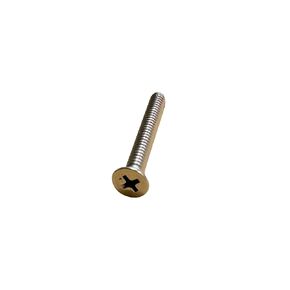Fifty Pieces #10-24 x 1-1/2" 316 Marine Stainless Steel Machine Screw (Flat Head) el tornillo de la máquina