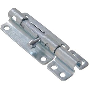 851034 Heavy Duty Barrel Bolts, 4", zinc