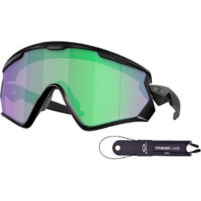 Oakley Wind Jacket 2.0 OO9418 Shield النظارات الشمسية للرجال + سلسلة إكسسوارات + مجموعة Designer iWear