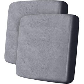Leather Look Couch Cushion Covers Sofa Seat Slipcovers Sets Couches Furniture Protector for Sectional Armchair Loveseat Pets Kids Stretch Spandex Fabric (2 Cushion Loveseat, Light Grey-01)