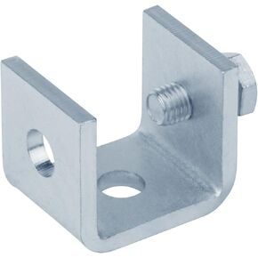 8PCS U Shape Fitting Bracket for 1-5/8" Strut Channel, Strut C Clamp, Accept 1/2" Bolt, 5.8mm Thickness