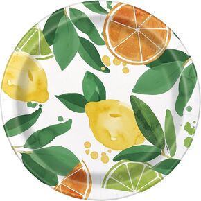 Multicolor Window Cling - 1 Sheet | Vibrant Citrus Fruit Design, Perfect for Home, Kitchen, & Office Decor