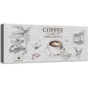 The Espresso Bar Sign Wall Art Coffee Bar Hanging Wall Decor Wood Grain Coffee Plaque Freshly Brewed Self Serve Specialty Drinks for Home Office Kitchen Cafes Bars Pubs Shop Wall Decorative 6x17 Inch