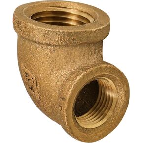 Everflow Supplies BRRL1004-NL 1 X 3/4-Inch Brass 90-Degree Reducing Elbow, No Lead