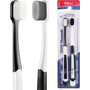 Ultra Soft Toothbrush for Sensitive Gums, 20k Nano Floss Bristles Toothbrushes