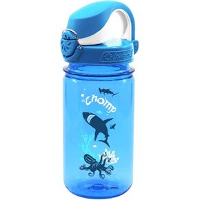 Nalgene Kids On The Fly Water Bottle, Leak Proof, Durable, BPA and BPS Free, Carabiner Friendly, Reusable and Sustainable, 12 Ounces