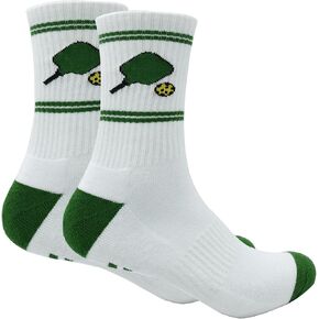 جوارب Pickleball للرجال والنساء، جورب رياضي عالي الأداء لمنتصف الساق، هدايا لمحبي كرة البيسبول مقاس واحد 7-13 in Kuwait