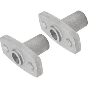 T Shape Oar Lock Support Bracket, Durable Top Mount Rowlock Socket Rugged 2Pcs 1/2 Inch for Boats