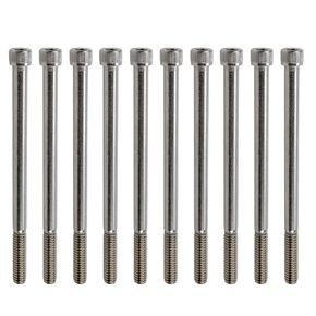 1/4-20 * 3 Socket Head Cap Screws,304 Stainless Steel Bright Finish Allen Socket Drive 10Pcs