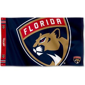 WinCraft Florida Panthers Printed Header 3x5 Premium Banner Flag