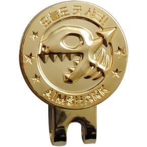 Golf Hat Clip & Ball Marker or 3 Markers Set