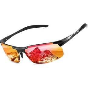 FEISEDY Mens Sports Polarized Sunglasses UV Protection Sunglasses for Men Cycling Driving B2442