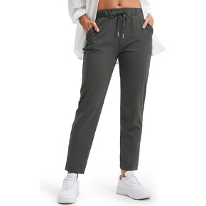 Libin Women's 4-Way Stretch Golf Pants 7/8 Ankle Casual Joggers Dress Work Sweatpants Pockets for Yoga, Athletic, Lounge in Kuwait