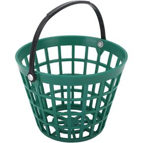 Golf Ball Basket, Nylon Plastic Golf Ball Bucket Golfball Container with Handle Ball Holder Contains Portable Golf Ball Holder Golfball Bucket for Stadium