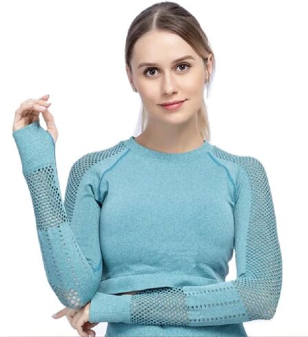 Women's Yoga Set: High-Waist Fitness Leggings and Sports Bra - 2 Piece Gymwear Tracksuit in Saudi Arabia