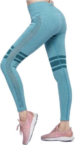Women's Yoga Set: High-Waist Fitness Leggings and Sports Bra - 2 Piece Gymwear Tracksuit in Saudi Arabia
