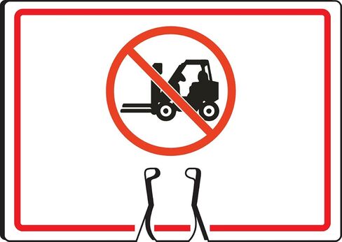 AccuformNMC"(Blank)" Traffic Cone Top Sign, Combine With Orange Cones to Create a Custom Warning Sign, 10" x 14" Plastic Cone Sign, Made in the USA, FBC766 in Saudi Arabia