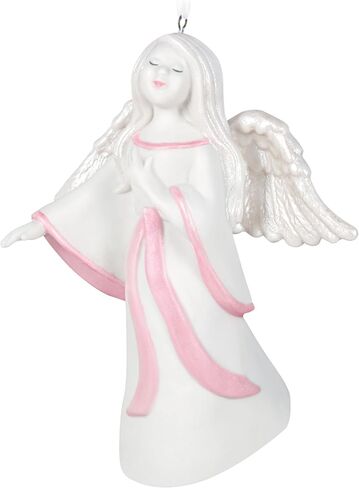 Hallmark Keepsake Christmas Ornament 2023, Strength Within, Pink Ribbon Porcelain Ornament Benefiting Susan G. Komen, Breast Cancer Gift in Saudi Arabia