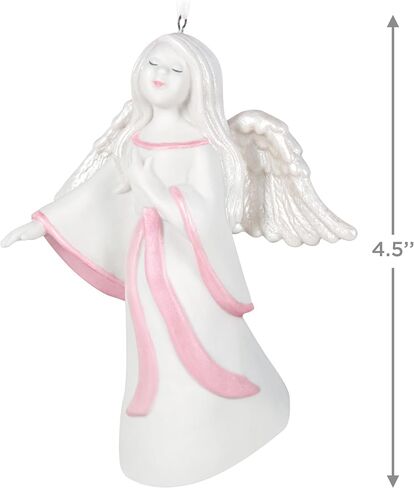 Hallmark Keepsake Christmas Ornament 2023, Strength Within, Pink Ribbon Porcelain Ornament Benefiting Susan G. Komen, Breast Cancer Gift in Saudi Arabia