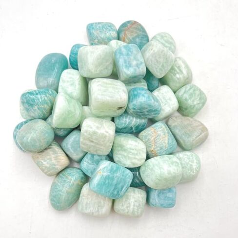 GEMSCITE Selenite 1 LB Tumbled Stones and Crystals Bulk Natural Crystal Kit for Reiki Healing Crystal Polished, Tumble Stones, Chakra Balancing, Good Luck, Reiki Gift, Home Décor in Kuwait